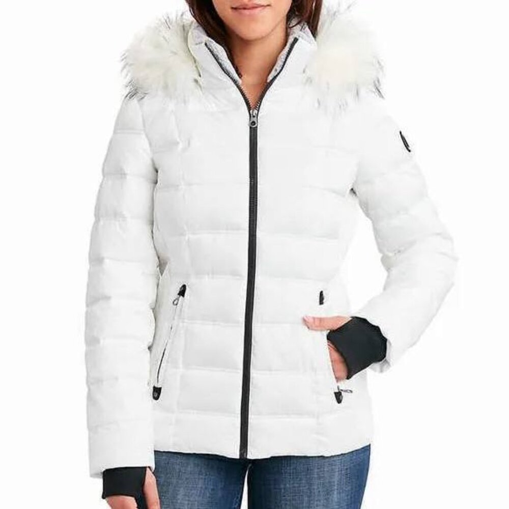 WHITE Nautica Womens Puffer‎ Jacket